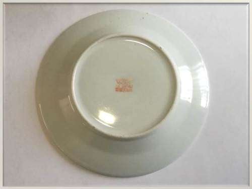 Chinese Side plates  #06  Turquoise and Yellow Side Plates