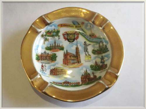 Plankenhammer Floss Bavaria Gilt Ashtray