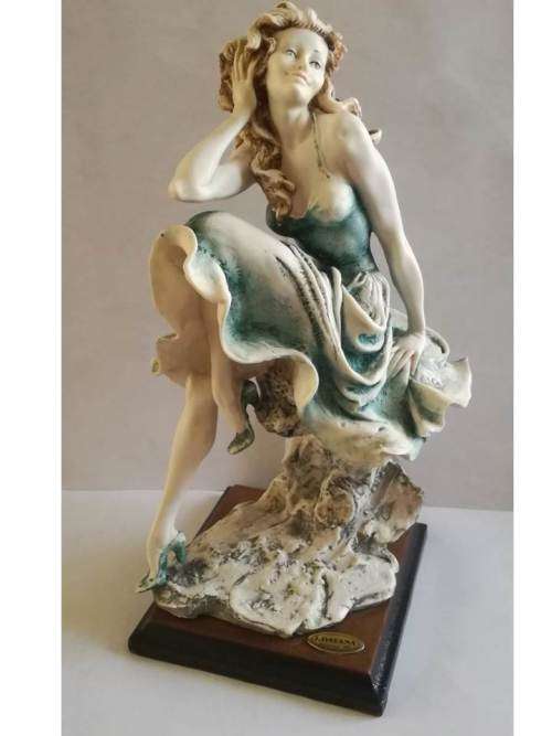 J Dayana -  Khordani Art - Blue Dress Porcelain Lady