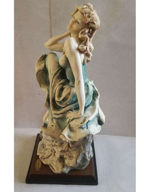 J Dayana -  Khordani Art - Blue Dress Porcelain Lady