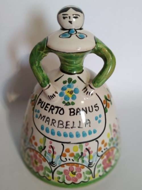 `Clearance Sale` - Peurto Banus Marbella Pottery Bell