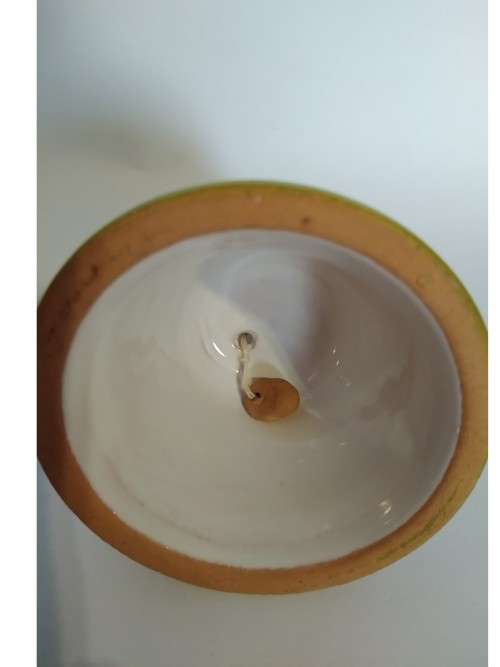 `Clearance Sale` -  Peint a la main Handgemalt Ceramic Bell