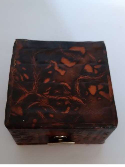 Egyptian Theme Faux Leather Box