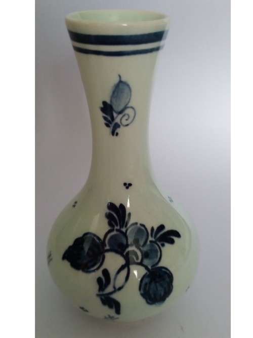 `Clearance Sale` - Blue Tone Delft Vase with Crown Marking