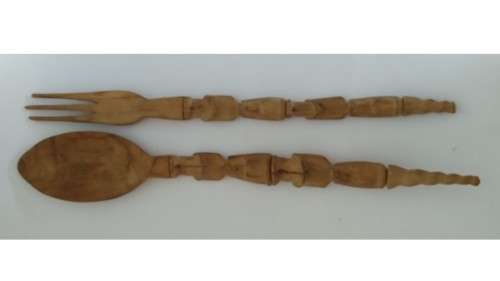 Decorative Mexica Salad Servers