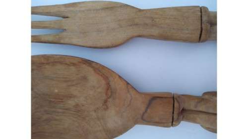 Decorative Mexica Salad Servers