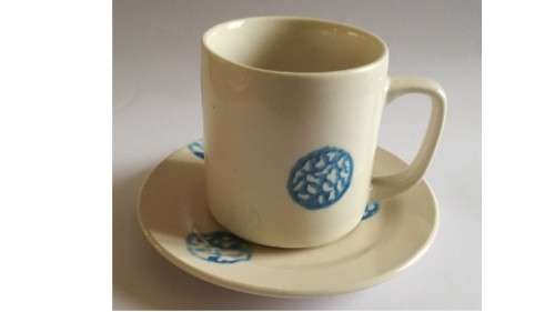 Chinese Stoneware   -  Cup and Saucer Duo