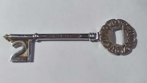 Large 21st Key -   Steel