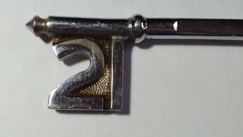 Large 21st Key -   Steel