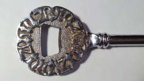 Large 21st Key -   Steel