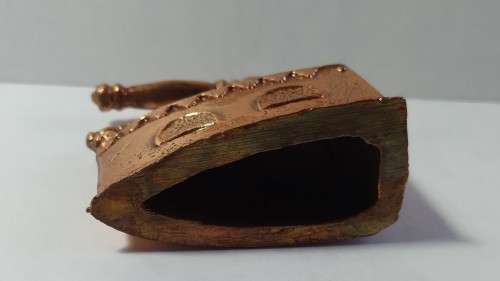 Miniature copper old style iron