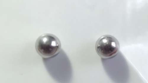 Silver tone studs