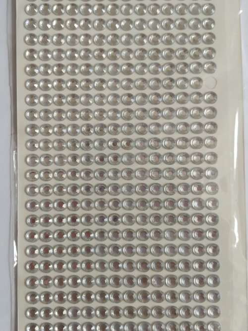 Self-adhesive rhinestone crystals/beads - 6mm