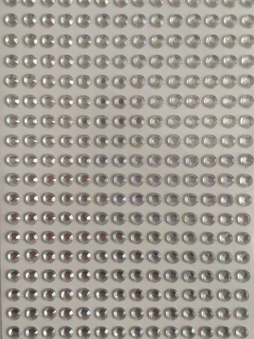 Self-adhesive rhinestone crystals/beads - 3mm