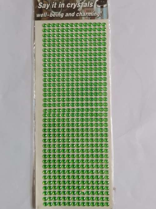 Self-adhesive rhinestone crystals/beads  - 6mm