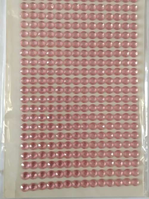 Self-adhesive rhinestone crystals/beads - 6mm