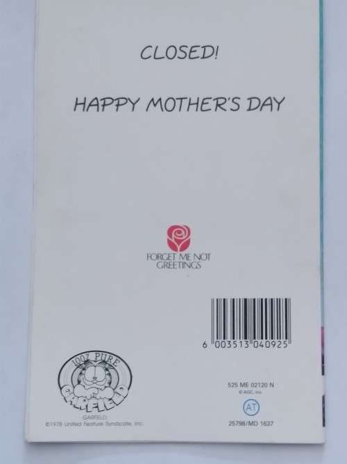 Unused - Mothers day card  + envelope