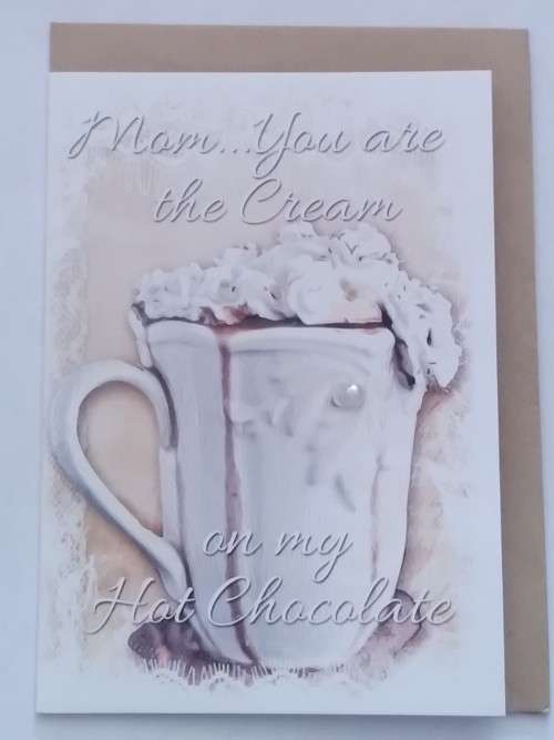 Mothers day  card + envelope