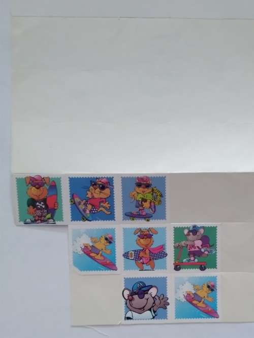 Clearance Sale - Unused - Pos Uitnodigings +  Plakkers