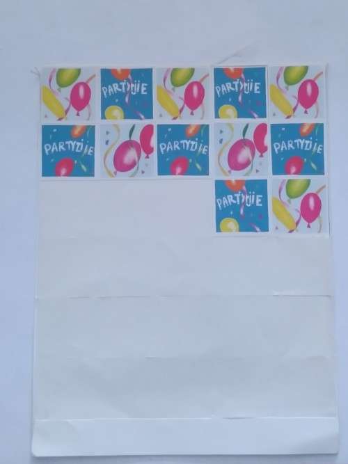 Clearance Sale - Unused - Pos Uitnodigings +  Plakkers