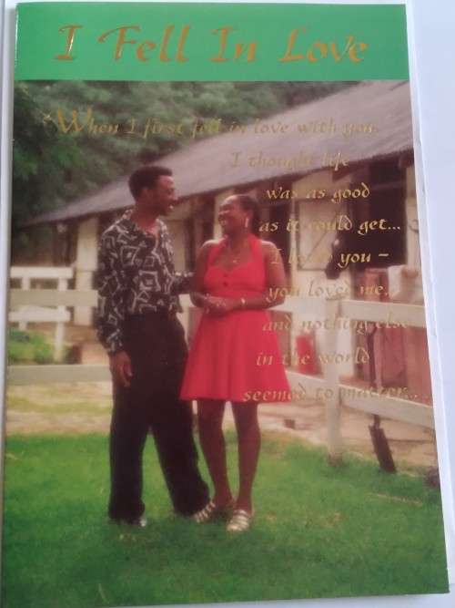 Love/Valentines card  +  envelope