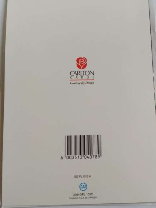 Love/Valentines card  +  envelope