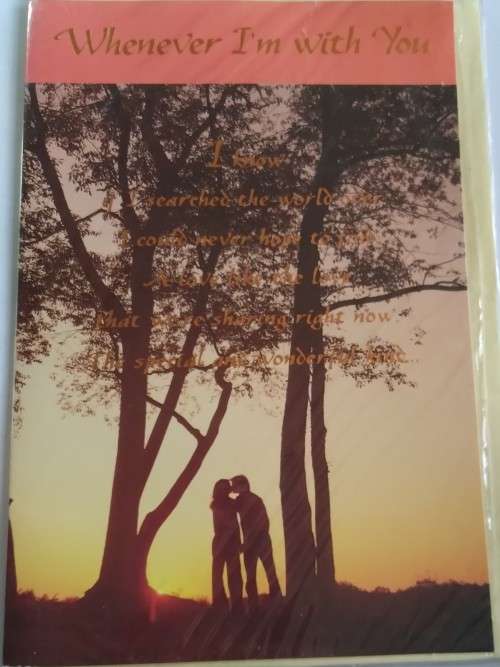 Love/Valentines card + envelope