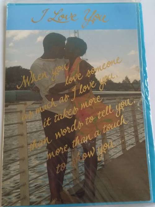 Love/Valentines card + envelope