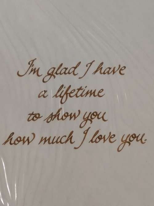 Love/Valentines card + envelope