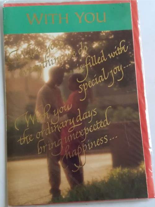 Love/Valentines Card + Envelope