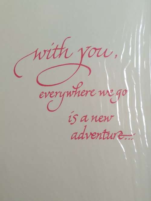 Love/Valentines Card + Envelope