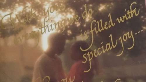 Love/Valentines Card + Envelope