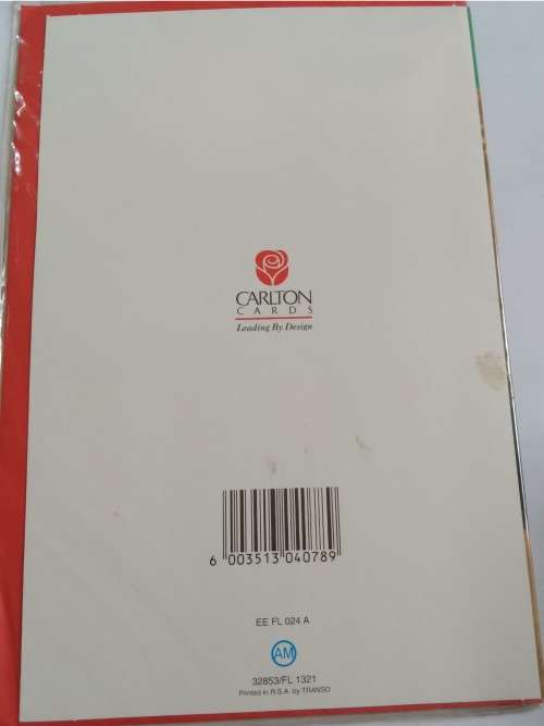 Love/Valentines Card + Envelope