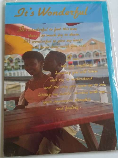 Love/Valentines card + envelope