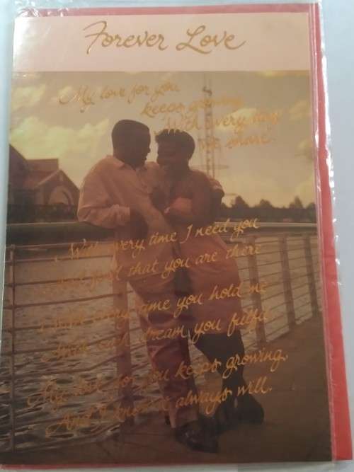 Love/Valentines card  +  envelope