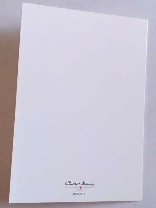 Clearance Sale - Dankie Kaart +  Koevert -  Trougeskenk  16cm x 15cm