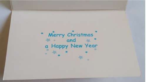 Clearance Sale - Christmas Foto Card  +  Envelope   17.5cm x 13cm