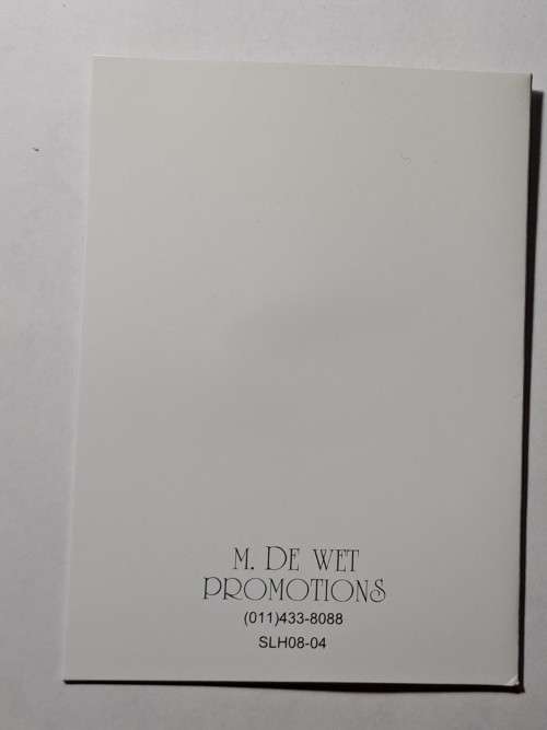 Mini embossed card +  envelope  - 10cm x 7.5cm