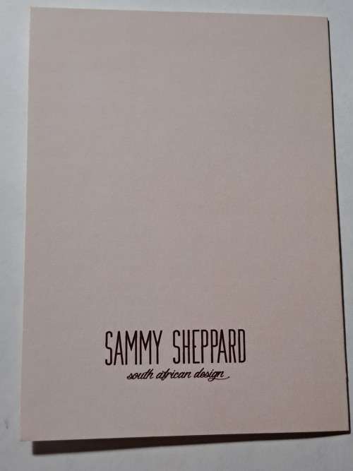 Mini embossed card and envelope   - 10.5m x 7cm