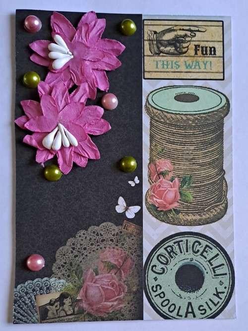 Handmade general  card + envelope 15.5cm x 10.5cm