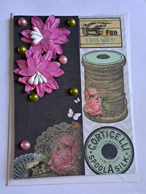 Handmade general  card + envelope 15.5cm x 10.5cm
