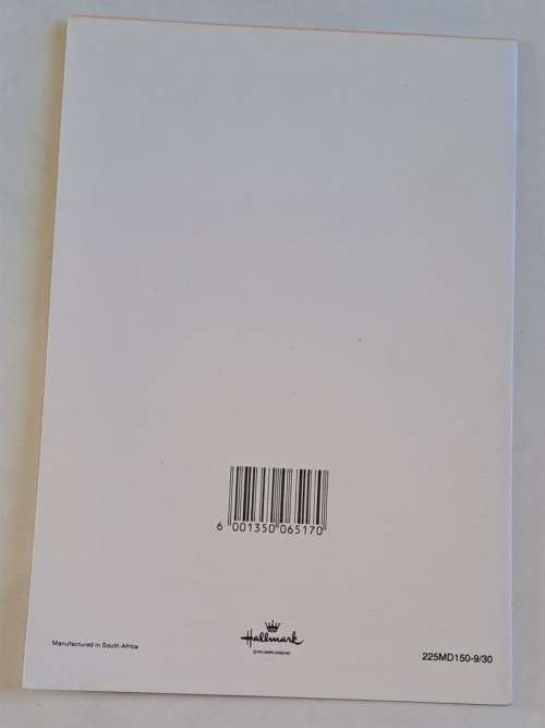 Clearance Sale - Unused - Mothers Day Card NO  Envelope   18cm x 12cm