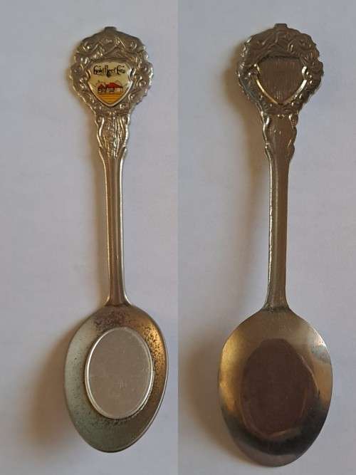 Vintage souvenir spoon -Gold Reef City