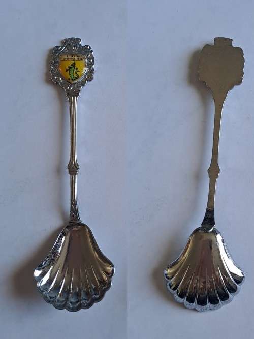 Vintage souvenir spoon -River bend crocodile farm -  KZN