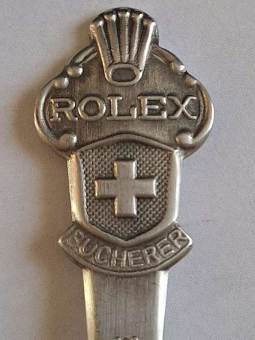 Vintage Souvenir Spoon -Rolex -  Bucherer -  Lucerne