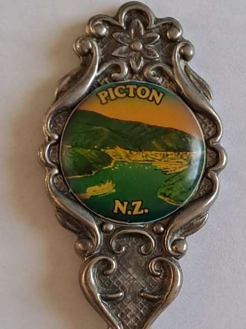 Vintage souvenir spoon -Picton N.Z -  Perfection silver plated -  New Zealand