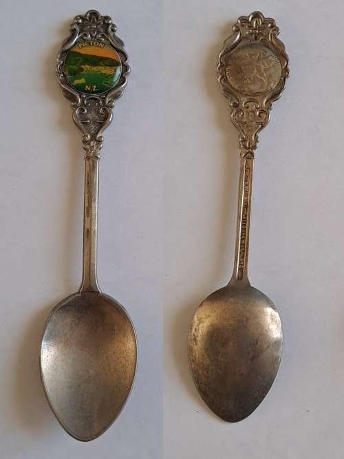 Vintage souvenir spoon -Picton N.Z -  Perfection silver plated -  New Zealand