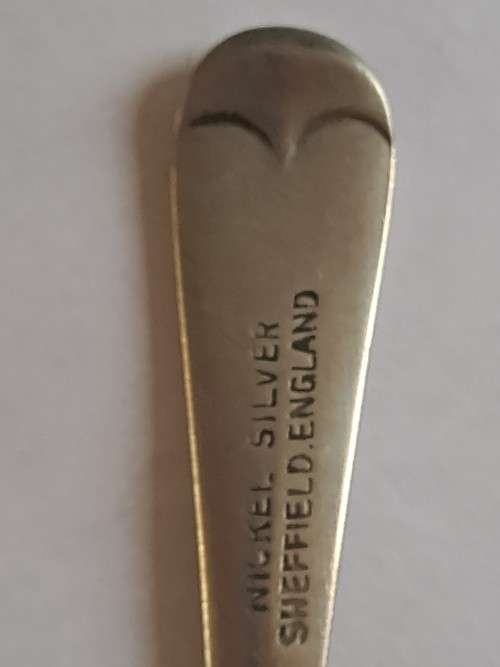 Vintage Spoon -Nickel Silver Sheffield England