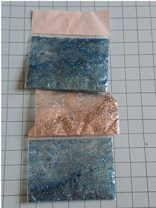 Lot of Glitter -  Silver  +  Blue