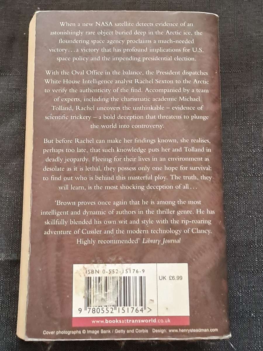 Jeffrey Archer  - Deception Point  - Paperback/Softcover -  Pages +300   - As per photo`s